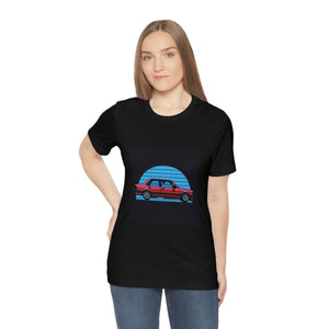 vintage style e30 4 door tshirt