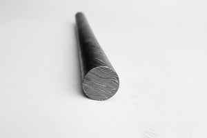 Damascus Steel Rod 10 Inch Round Pattern Welded Bar for Ring Making by JW SteelCrafts, handmade jewelry detail photo 3