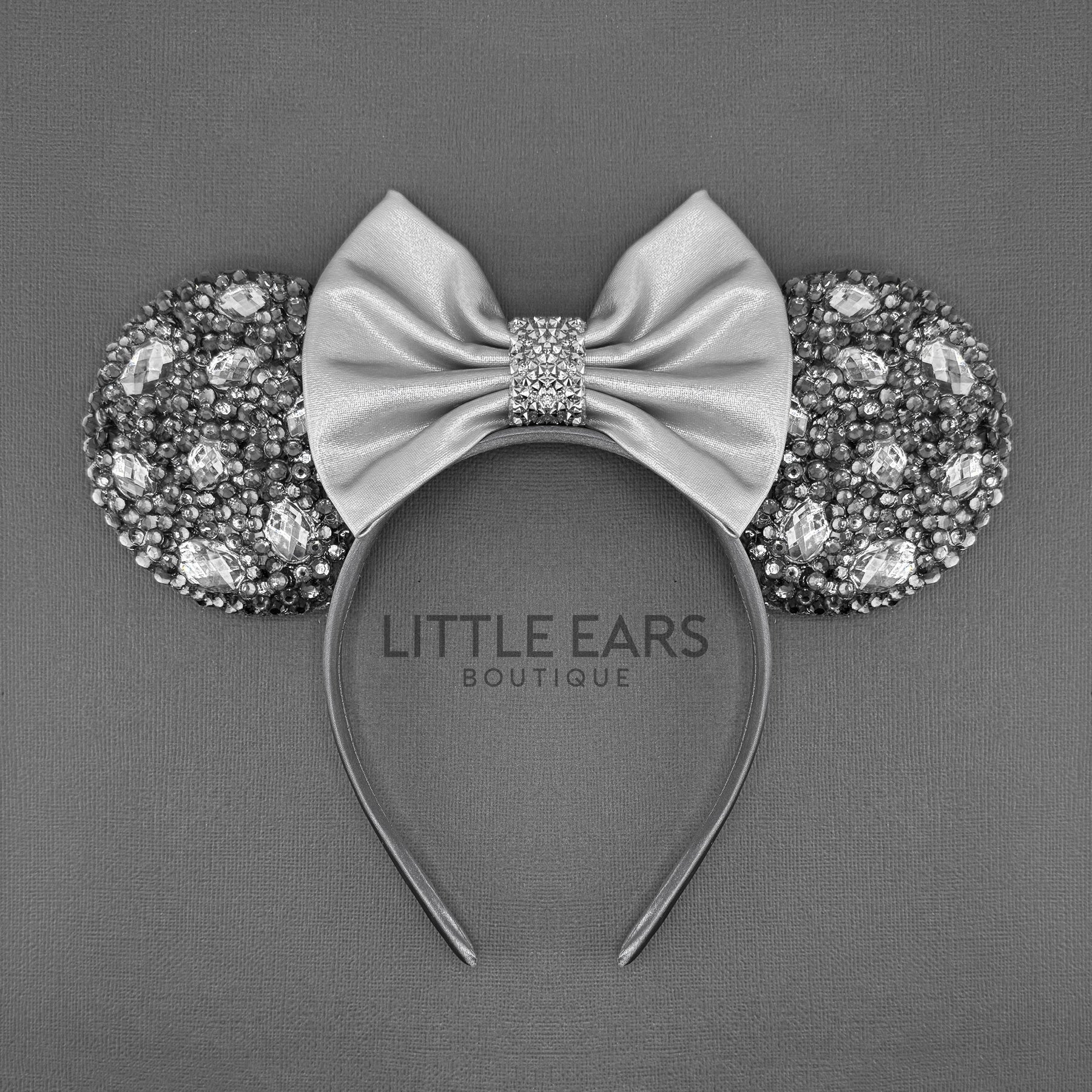 Dark Gray Sparkle Ears by Little Ears Boutique, headbands main product photo