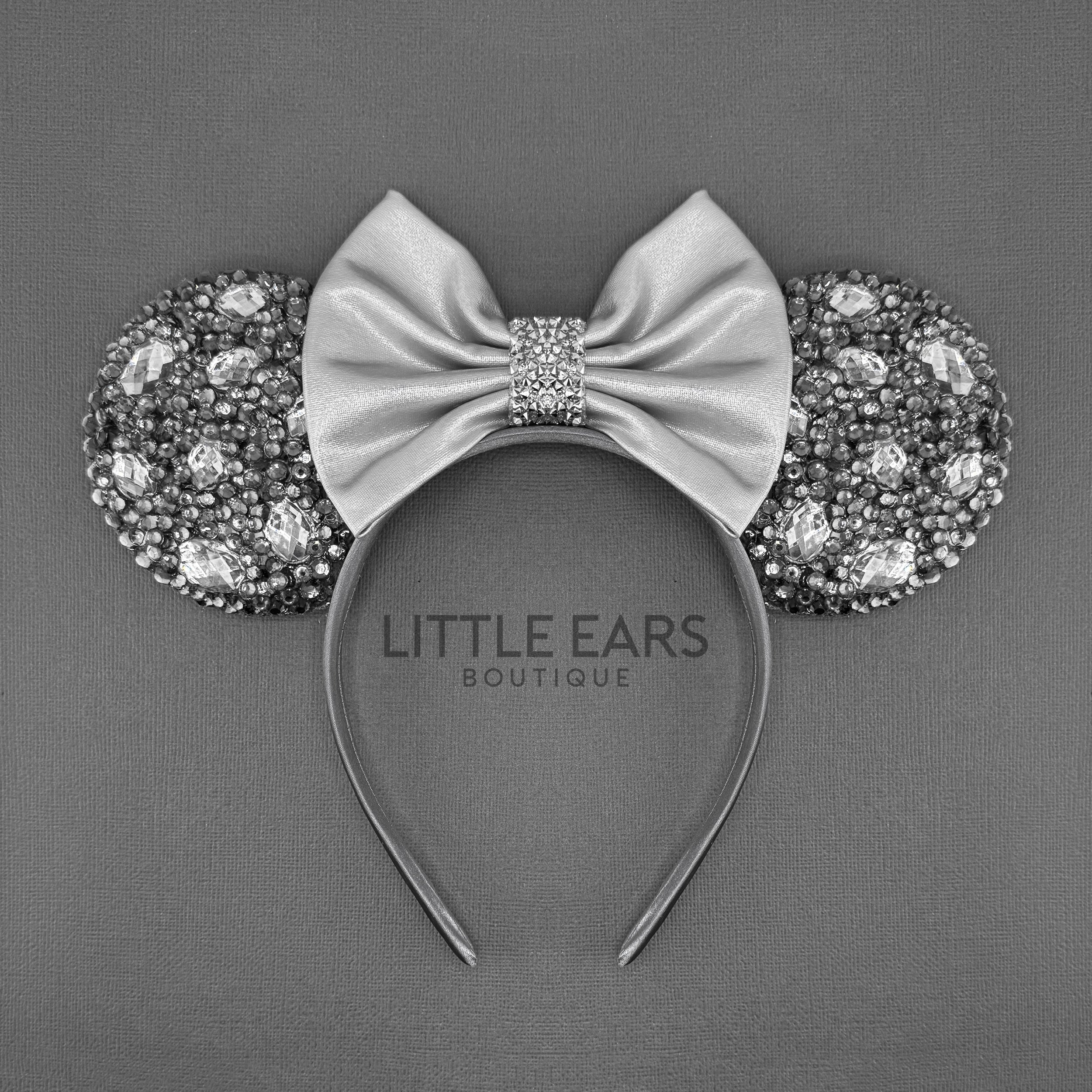 Dark Gray Sparkle Ears by Little Ears Boutique, headbands main product photo