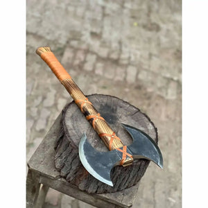 Unique Double-Headed Viking Axe - Handcrafted Decor Piece | Two Styles Available | JW SteelCrafts by JW SteelCrafts, Southern home decor detail photo 9