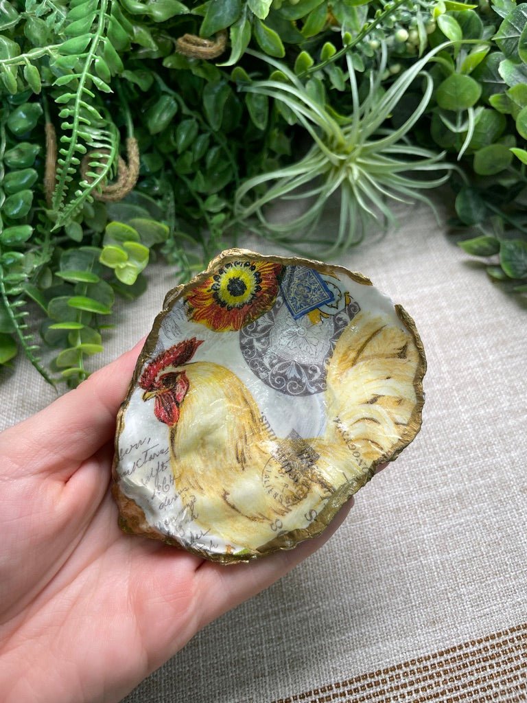 Decoupage Shell by Copper Ashes