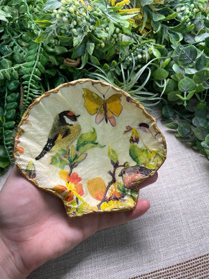Decoupage Shell by Copper Ashes