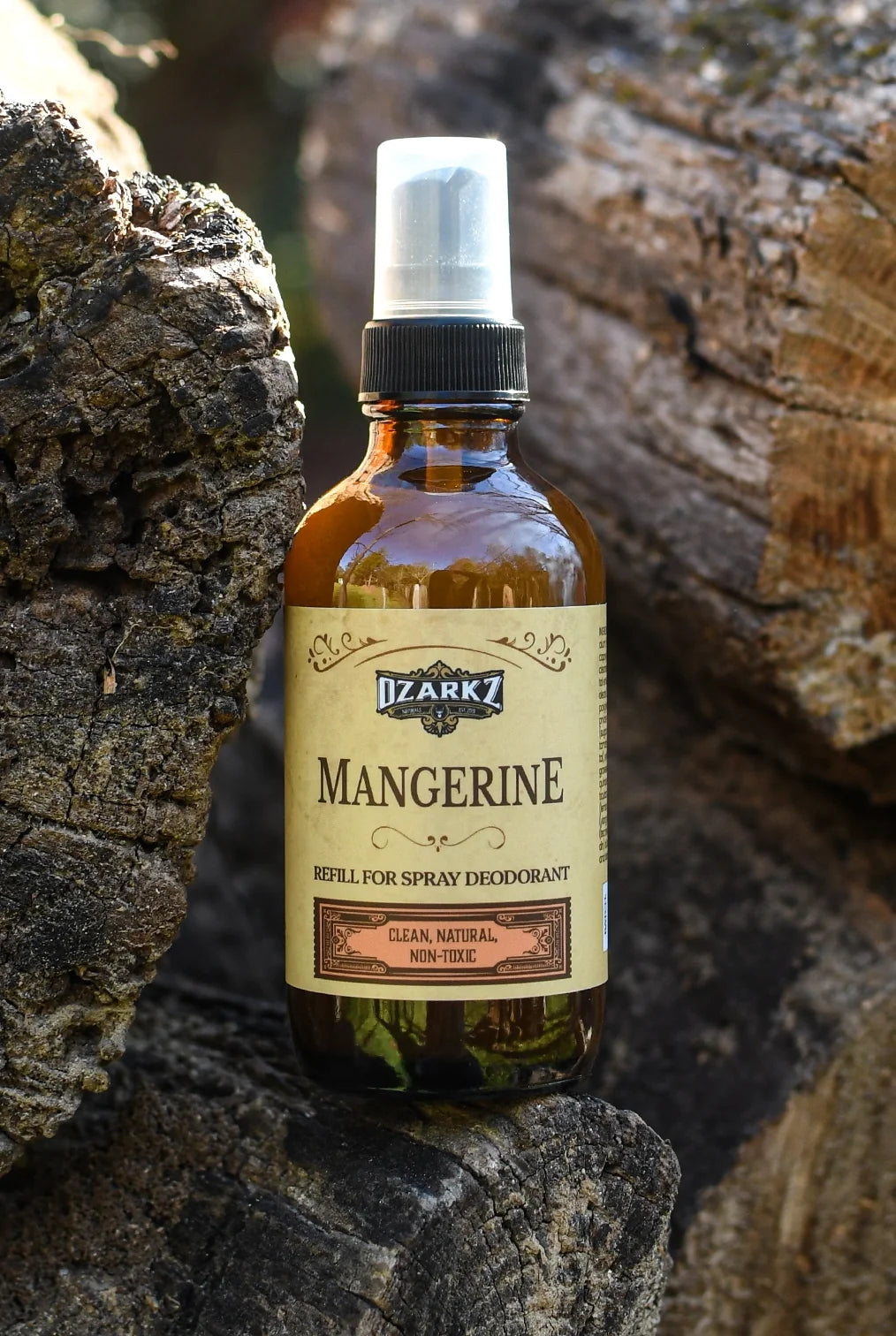 Additional view of Mangerine Natural Deodorant by Ozarkz Naturals