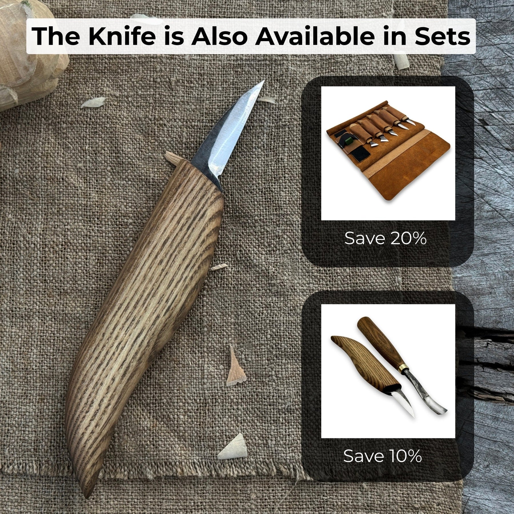Detail Knife for Wood Carving, 4 cm (1.57 inches) detail view by Sharky Forged Steel Tools