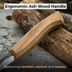 Detail Wood Carving Knife, Blade 5 cm (1.97 inches) detail view by Sharky Forged Steel Tools