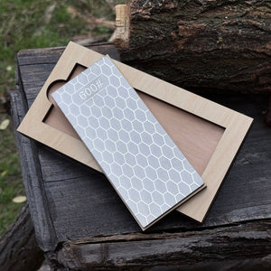 Diamond Sharpening Stone with Wooden Stand – 600 Grit for Knives & Tools by Sharky Forged Steel Tools