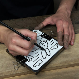 DIY Bunny Carving Kit – Wood Art Set with V-Chisel & Video Guide detail view by Sharky Forged Steel Tools