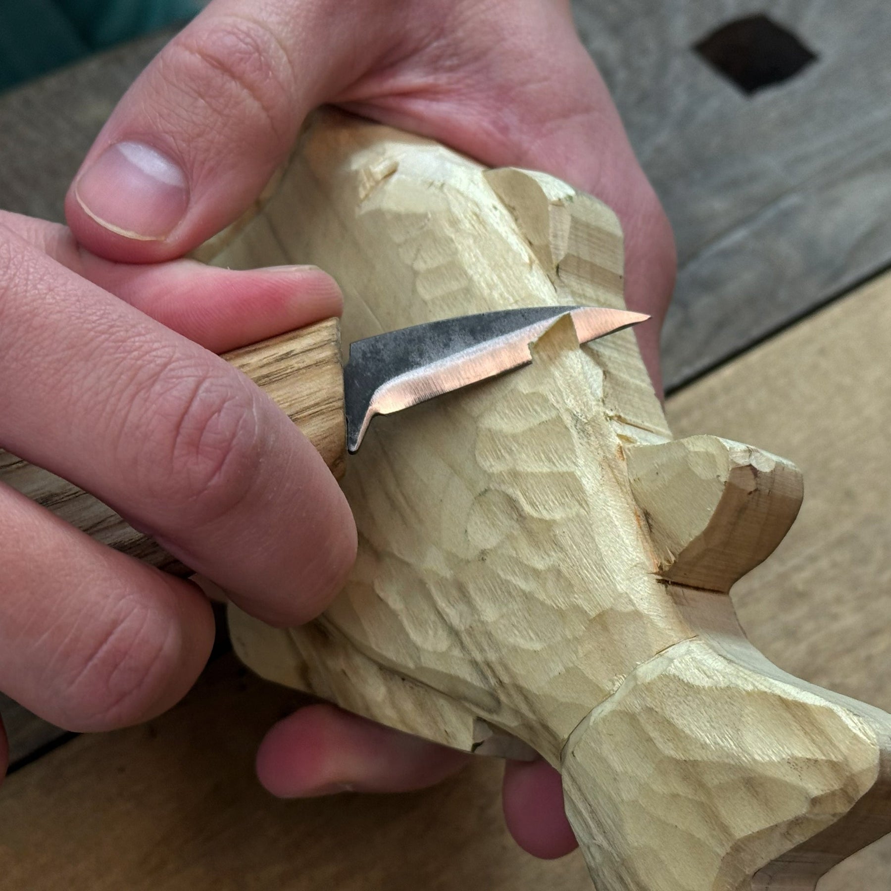 DIY Fish Wood Carving & Painting Kit – Beginner Whittling Set with Video Tutorial detail view by Sharky Forged Steel Tools