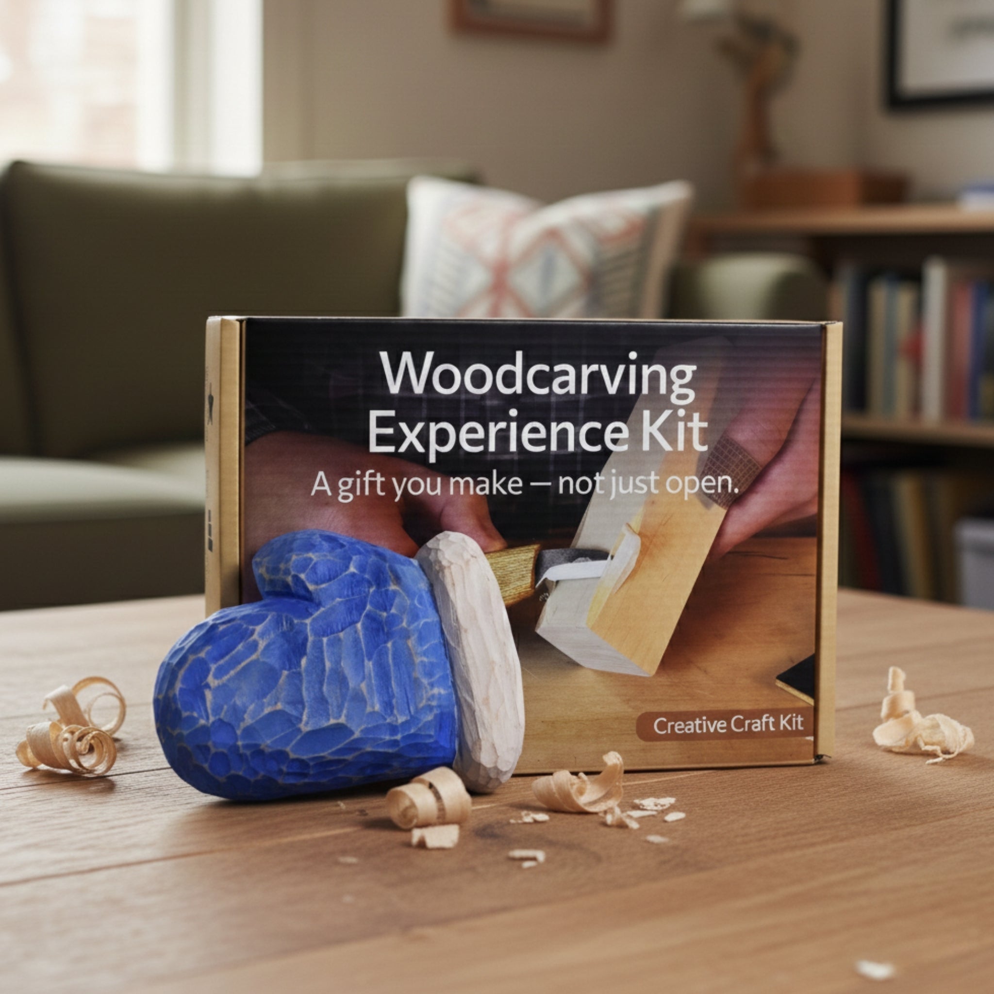 DIY Glove Wood Carving & Painting Kit by Sharky Forged Steel Tools