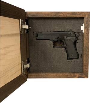 Second Amendment Hidden Gun Safe, 2nd Amendment DONT TREAD ON ME Concealment Shelf by Bellewood Designs, Southern home decor detail photo 3