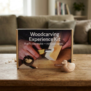 Duck Carving Kit - Complete Starter Whittling Kit for Beginners, Adults, Teens, and Kids by Sharky Forged Steel Tools