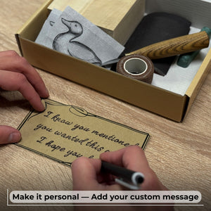 Duck Carving Kit - Complete Starter Whittling Kit for Beginners, Adults, Teens, and Kids detail view by Sharky Forged Steel