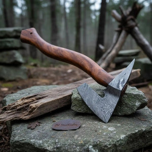 Axe Damascus Steel Axe Viking Axe Hatchet Axe Bearded Axe Tomahawk by JW SteelCrafts, Southern lifestyle apparel main product photo
