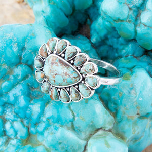Durango Turquoise Multi-Stone Ring detail view by Barse Jewelry