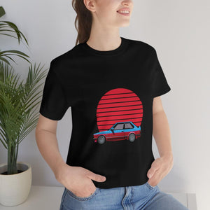 vintage style e30 2 door tshirt