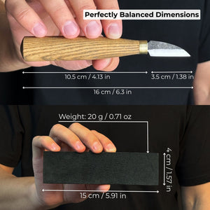 Elephant Carving Kit - Complete Starter Whittling Kit for Beginners, Adults, Teens, and Kids detail view by Sharky Forged