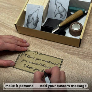 Elephant Carving Kit - Complete Starter Whittling Kit for Beginners, Adults, Teens, and Kids detail view by Sharky Forged