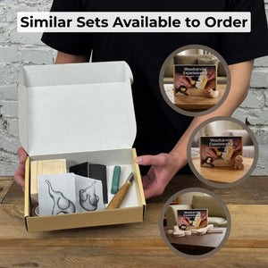 Elephant Carving Kit - Complete Starter Whittling Kit for Beginners, Adults, Teens, and Kids detail view by Sharky Forged