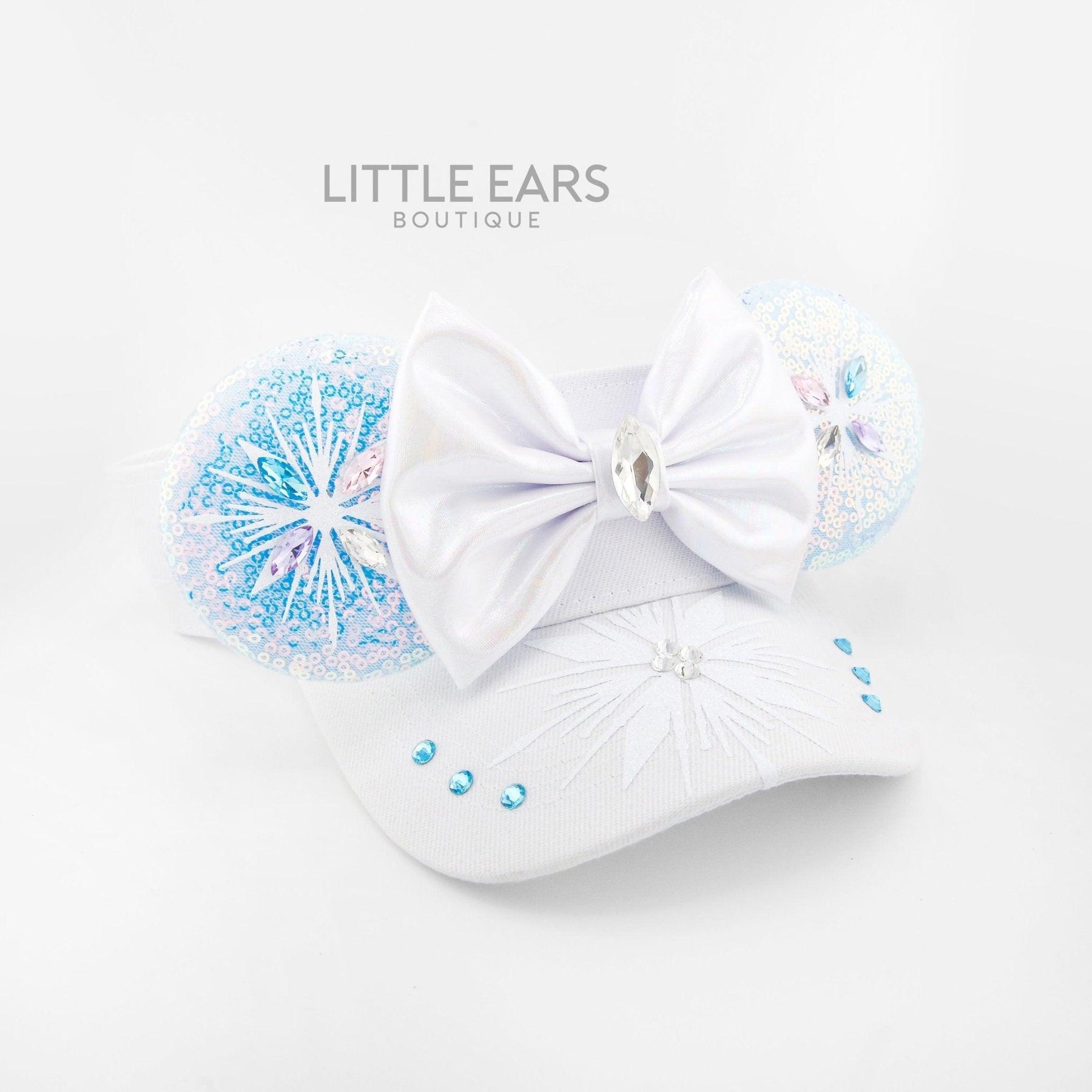 Frozen Visor by Little Ears Boutique, custom hat detail photo 3