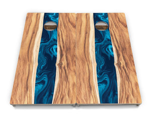 Live Edge River Cornhole Boards - Professional Tournament Series