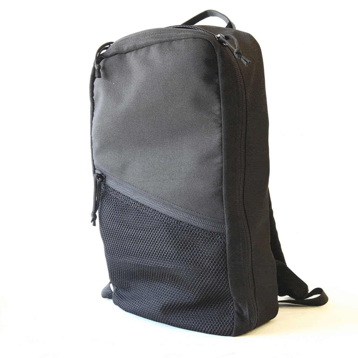 12 Hour Minimalist Backpack by Recycled Firefighter, handmade leather goods detail photo 3