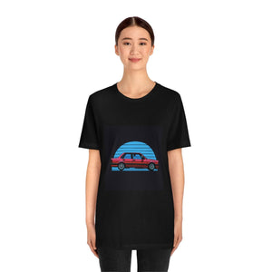 vintage style e30 4 door tshirt
