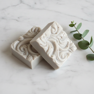Handcrafted Soaps by SynEb French Green Clay Facial Bar - The Clay Collection by Handcrafted Soaps by Syn Eb, natural skincare detail photo 2