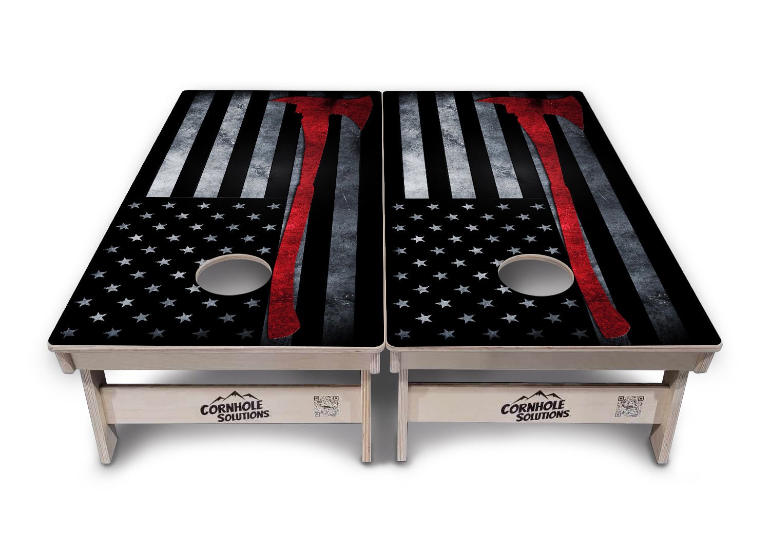 Axe Flag Cornhole Boards - Tournament Series