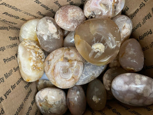 Flower Agate Flame detail view by Copper Ashes