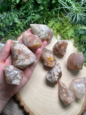 Flower Agate Flame by Copper Ashes