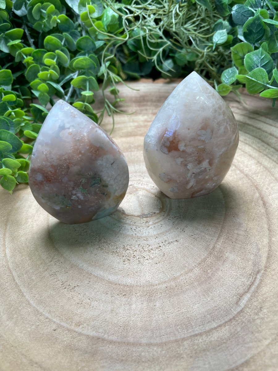 Flower Agate Freeform detail view by Copper Ashes