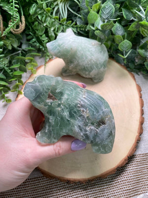 Fluorite Bear by Copper Ashes