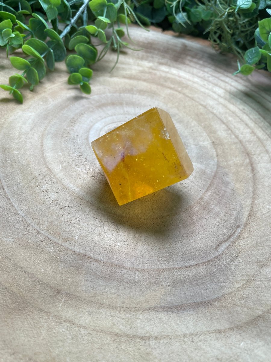 Fluorite Cube (chipped) by Copper Ashes