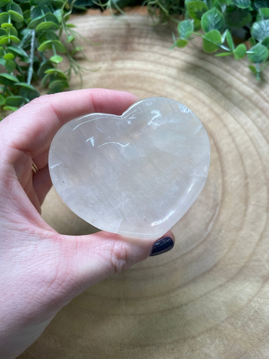 Fluorite Heart Trinket Dish by Copper Ashes
