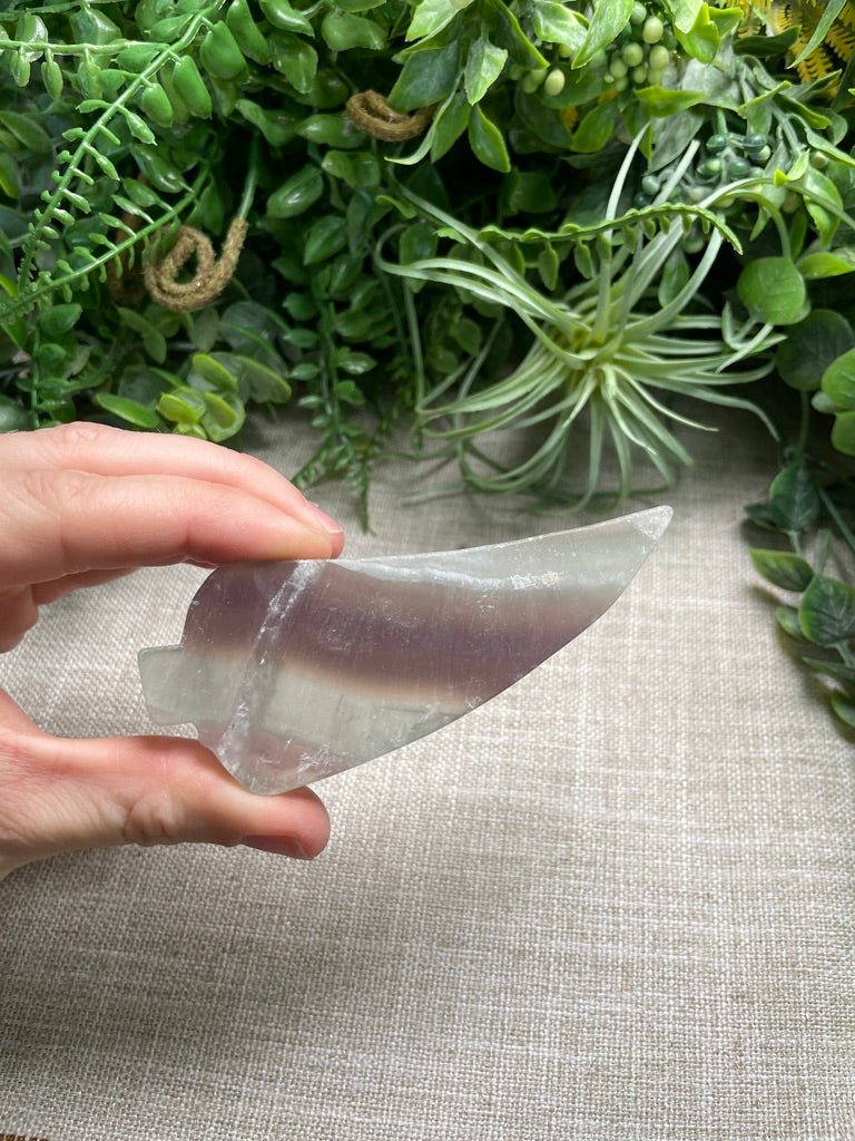 Fluorite Leaf detail view by Copper Ashes
