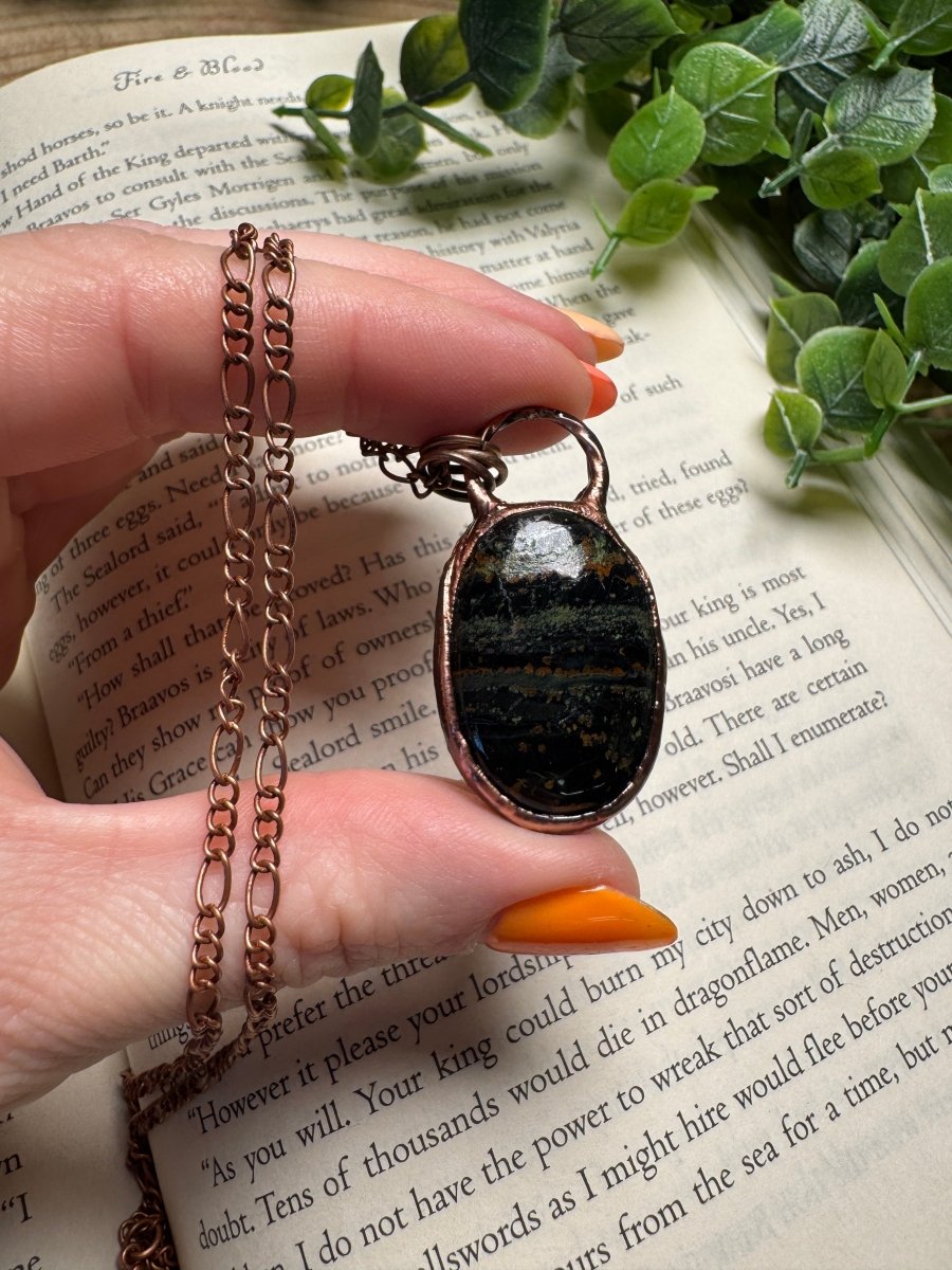 Fluorite Root Necklace by Copper Ashes