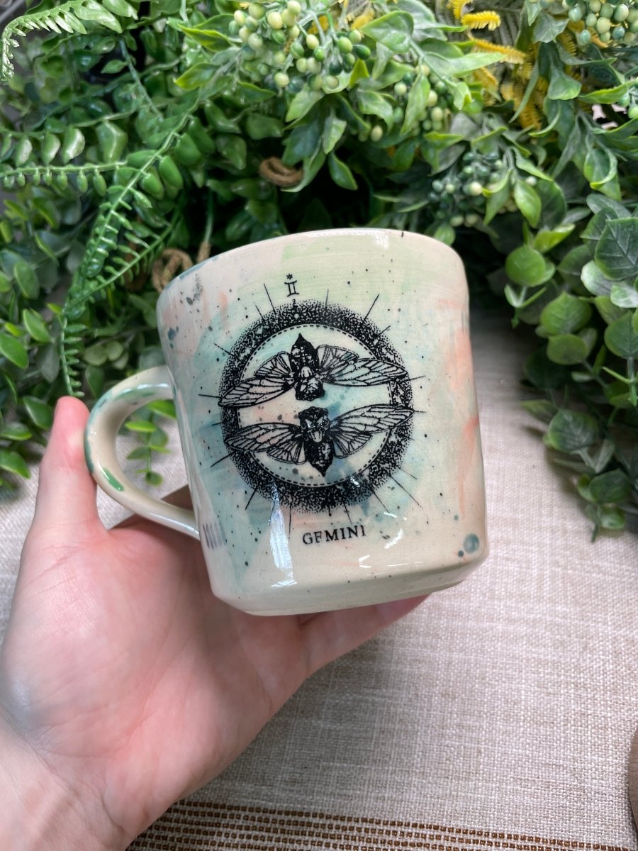 Gemini Mug detail view by Copper Ashes