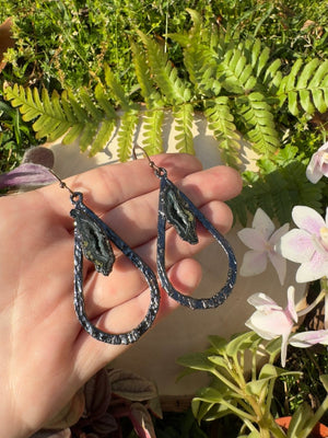 Geode Earrings by Copper Ashes