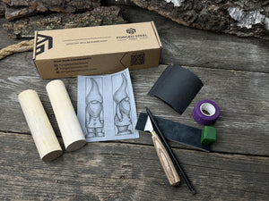 Gnome Carving Kit - Ideal for Beginners, Adults, Teens & Kids detail view by Sharky Forged Steel Tools