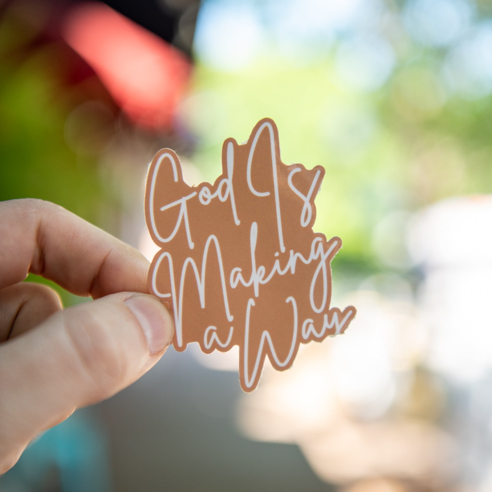 God is Making a way- Sticker by Still Magnolia, vinyl decal main product photo