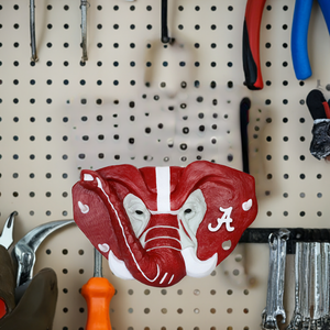 Alabama Crimson Tide Tusk Hook Rack alternate view 3