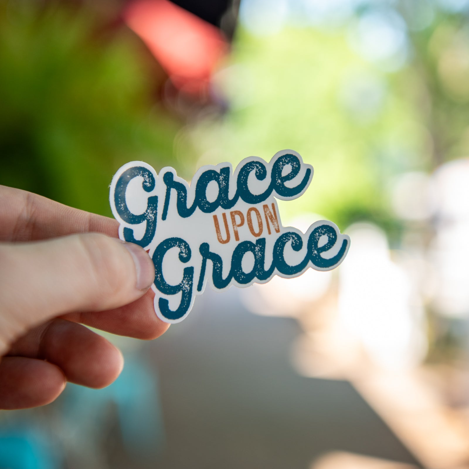 Grace Upon Grace - Sticker by Still Magnolia, vinyl decal main product photo