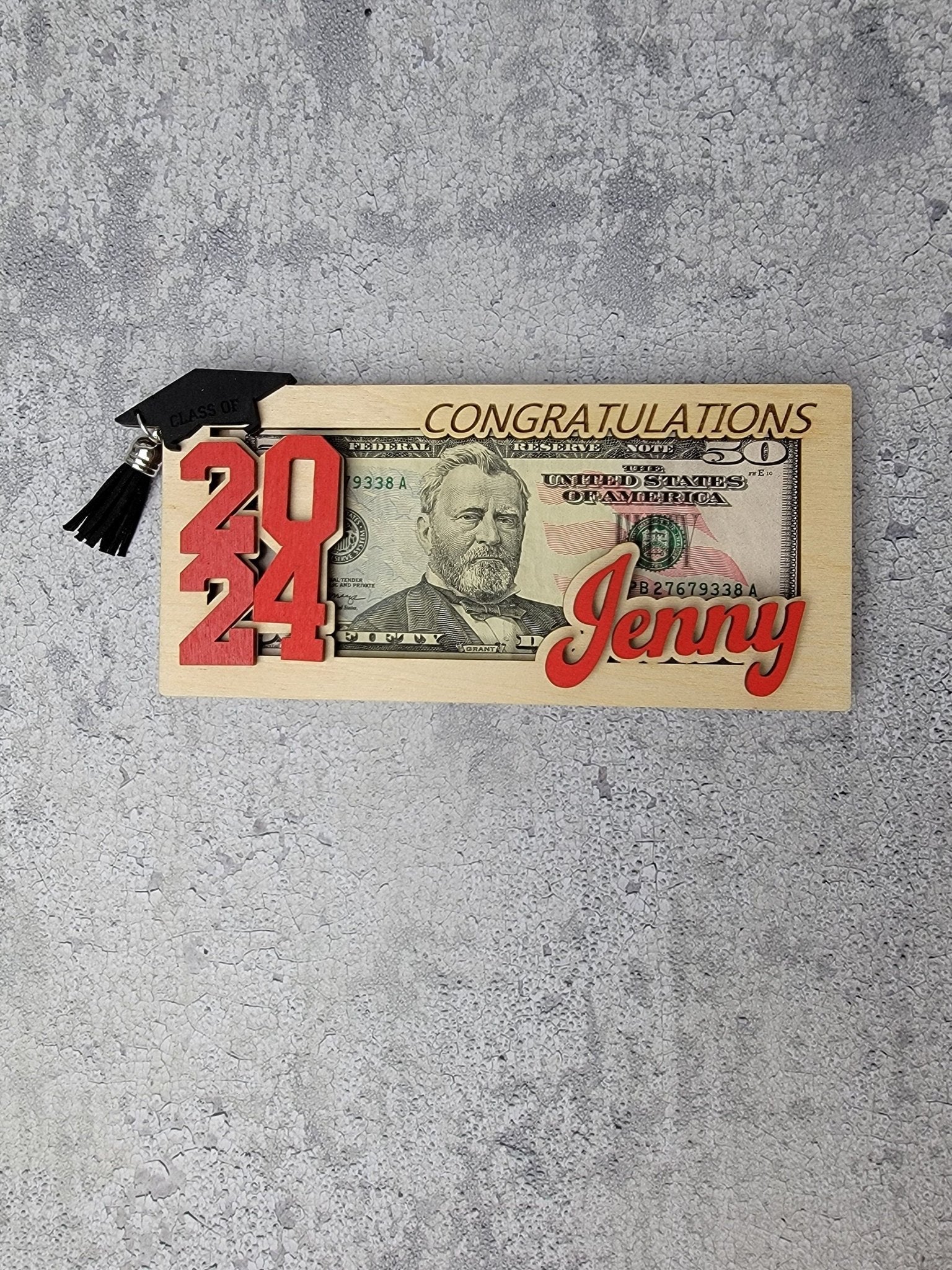 2026 Graduation Gift Money Holder detail view by EverLee Creations