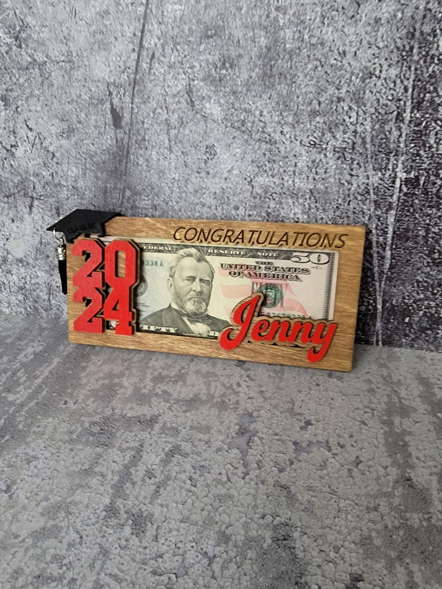 2026 Graduation Gift Money Holder detail view by EverLee Creations