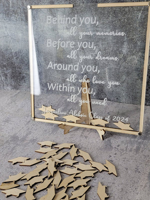 2026 Graduation Guest Book Alternative detail view by EverLee Creations