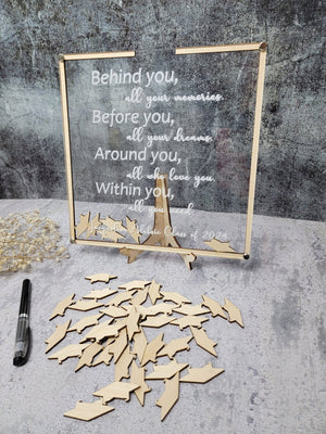 2026 Graduation Guest Book Alternative detail view by EverLee Creations