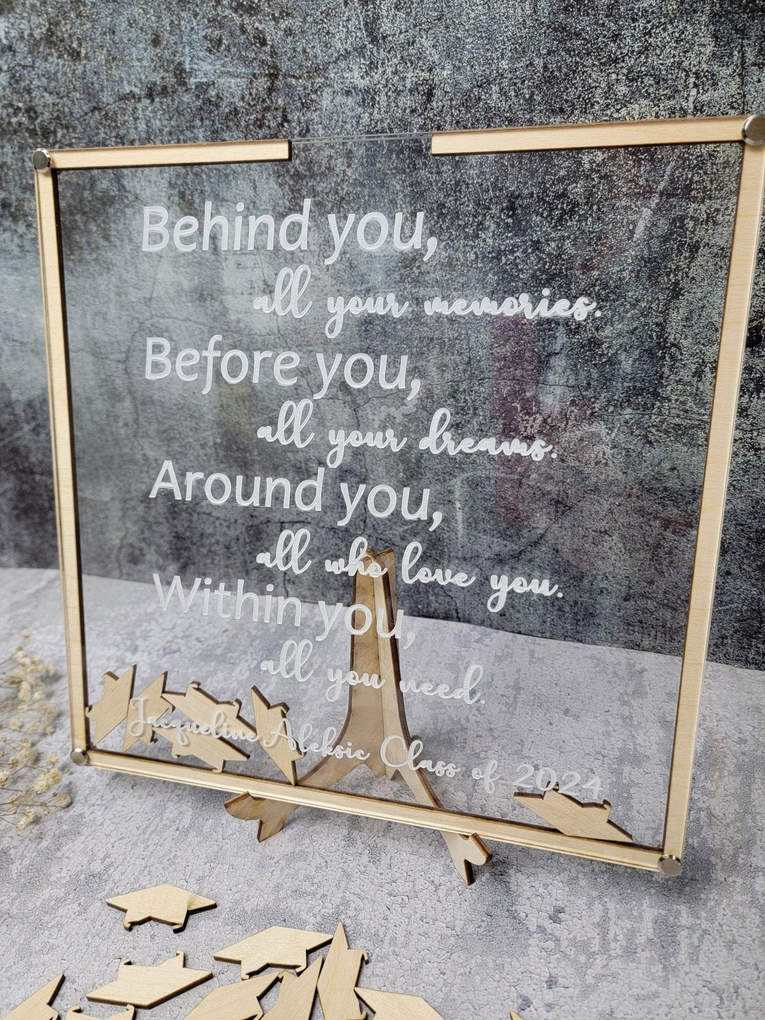 2026 Graduation Guest Book Alternative detail view by EverLee Creations