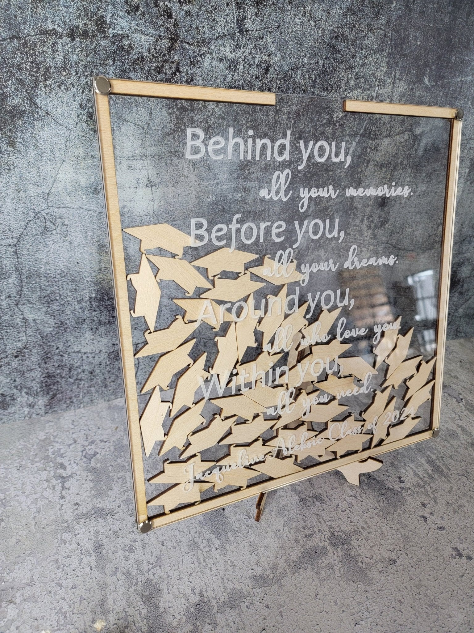2026 Graduation Guest Book Alternative detail view by EverLee Creations