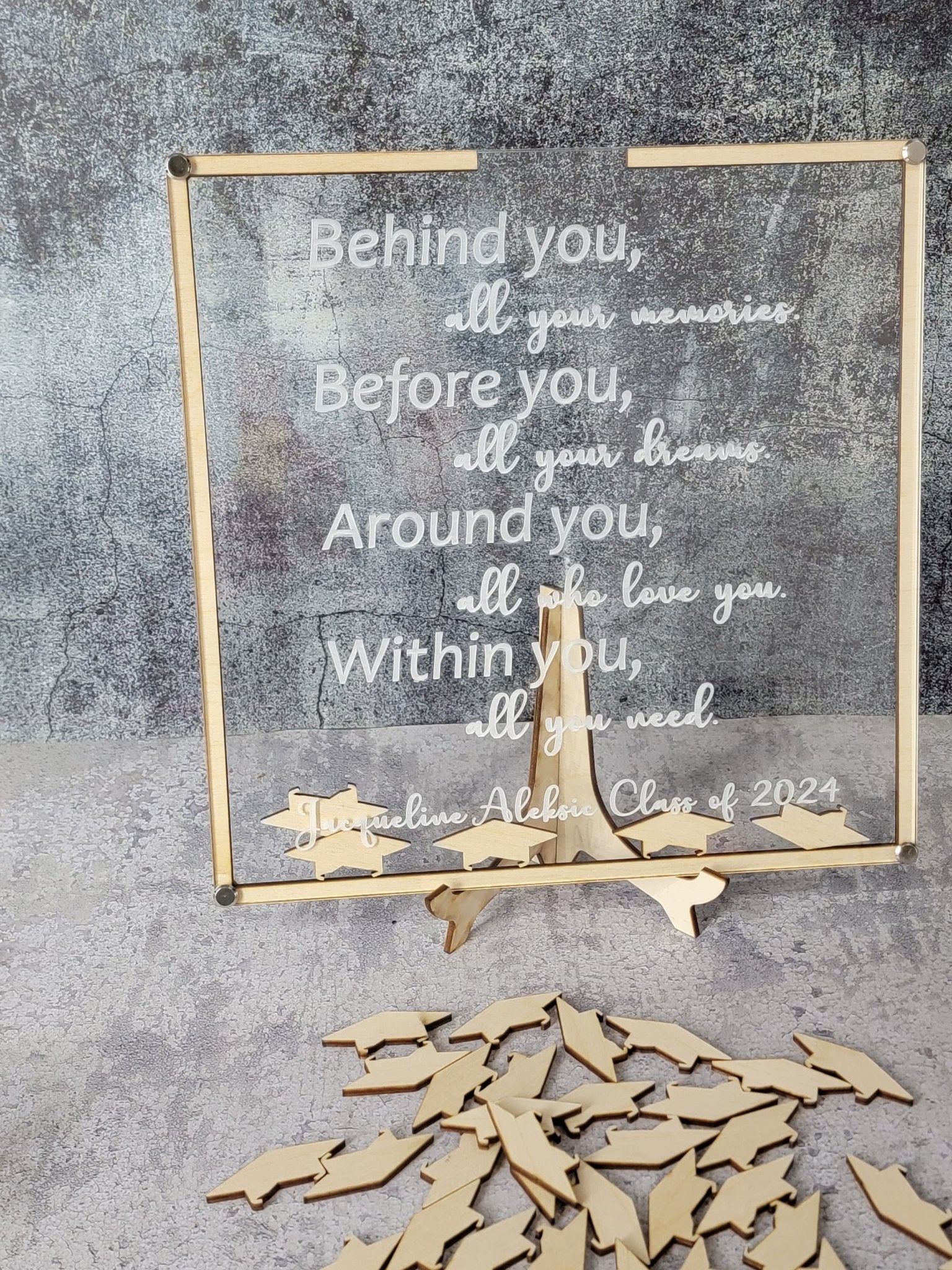 2026 Graduation Guest Book Alternative detail view by EverLee Creations